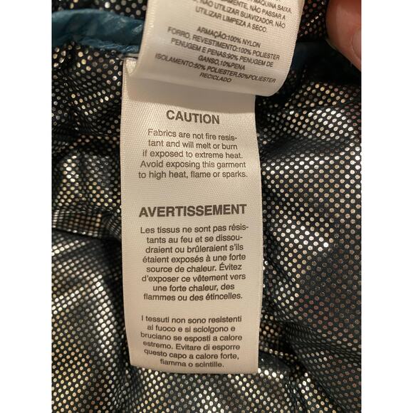 Columbia Men’s Jacket XXL Blue Omni-Heat Puffer Insulated Lightweight Nylon - Picture 10 of 13